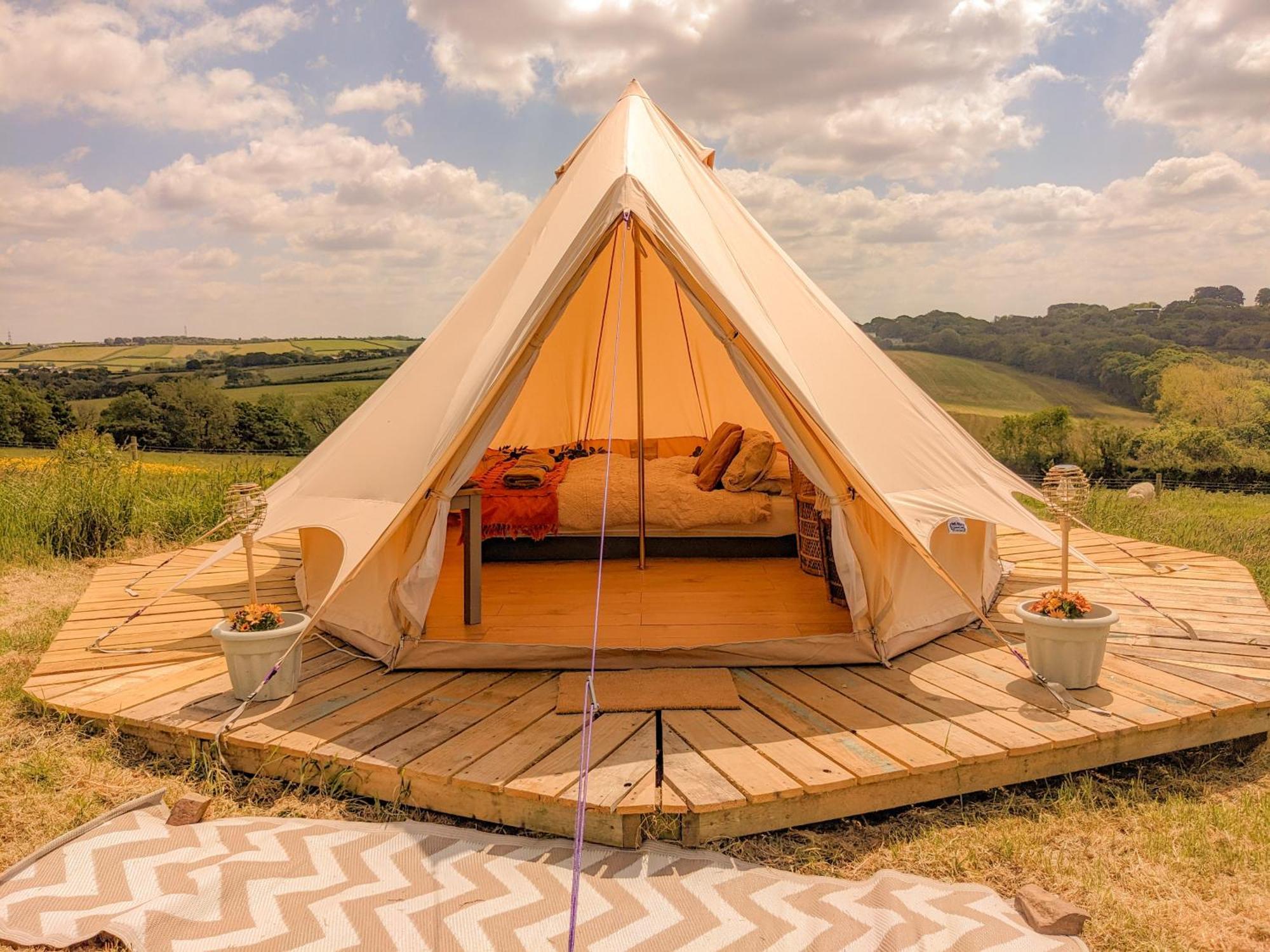 Immaculate Bell Tent Retreat North Devon บิดีฟอร์ด ภายนอก รูปภาพ