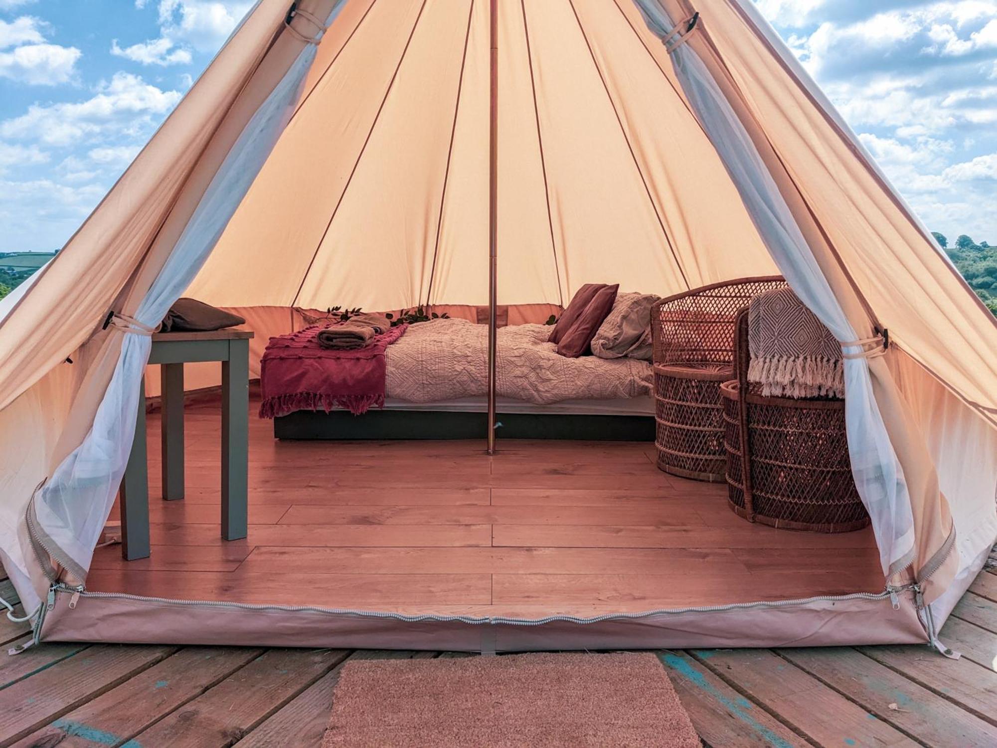 Immaculate Bell Tent Retreat North Devon บิดีฟอร์ด ภายนอก รูปภาพ